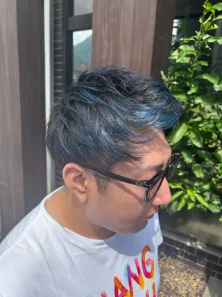 ショート カラー メンズ RYOMA (リョーマ)のヘアスタイル