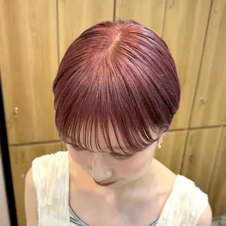 ショート カラー 顔まわり🥨レイヤー /透明感/水口舞奈のヘアスタイル