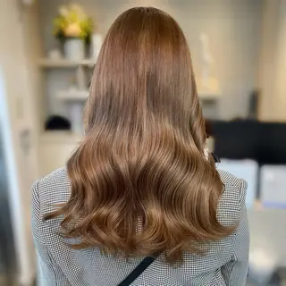 ロング カラー ブリーチなしカラー kana🐱のヘアスタイル
