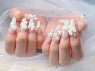 ネイル チップ長さ出し 専門店のネイルデザイン
