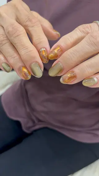 ネイル THREE nail 長谷川のネイルデザイン
