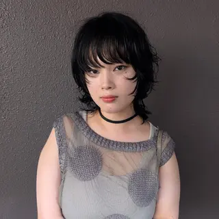 パーマ ミディアム u harukaのヘアスタイル