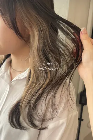 ロング カラー ヘアアレンジ coco♡ 韓国hairのヘアスタイル