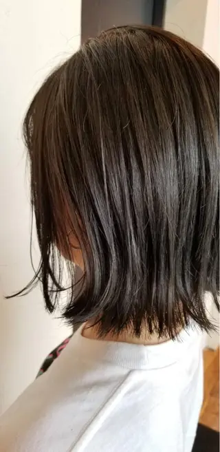 ミディアム カラー 髪質改善 makiuchiのヘアスタイル