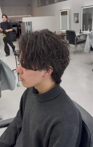 メンズ LEO/メンズパーマ 指名客100人超のヘアスタイル
