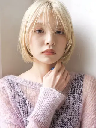 ショート カラー keshiki 大名のヘアスタイル