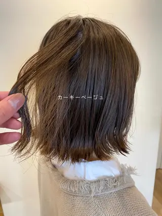 ミディアム CASANE 大橋康智のヘアスタイル