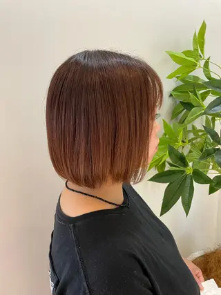ショート カラー ヘアアレンジ ブリーチ/透明感カラ ー/荒木 悠楽のヘアスタイル