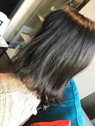 ミディアム カラー ヘアアレンジ ハイライト/髪質改善 ans/黒木 和大のヘアスタイル
