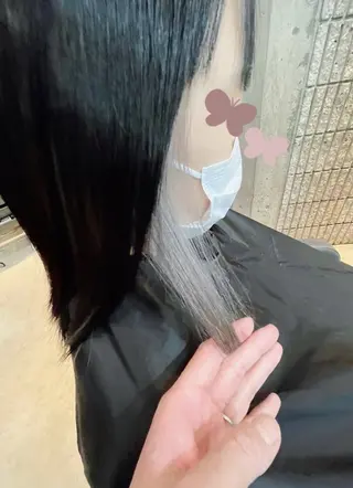 セミロング カラー MASA .のヘアスタイル