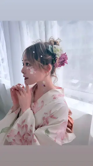 セミロング 🎀 KUBO AYAKA 🎀✨のヘアスタイル