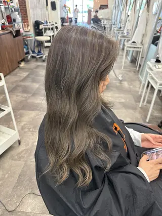 ロング カラー r i n k aのヘアスタイル