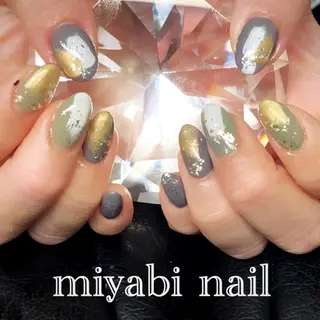 ネイル miyabi nail 桂川駅近くのネイルデザイン