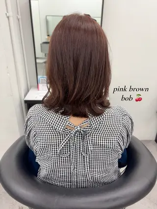 ミディアム カラー レイヤーカット🌈 透明感カラー🌷ユリのヘアスタイル