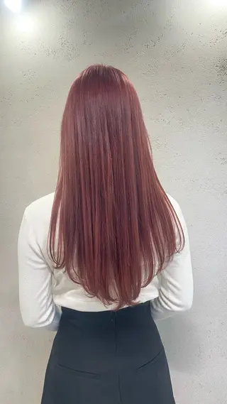 ロング カラー 脱!黒髪 ダブルカラー【上野】のヘアスタイル