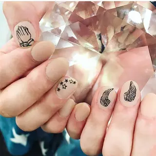 ネイル 渋谷/チップ長さ出し 👑アプレgel-xのネイルデザイン