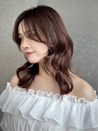 ロング Ruri縮毛矯正 酸性ストレート/ボブのヘアスタイル
