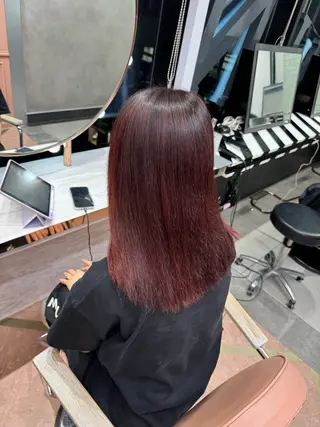 カラー 🇰🇷韓国風ハイ トーンKANA🖤のヘアスタイル