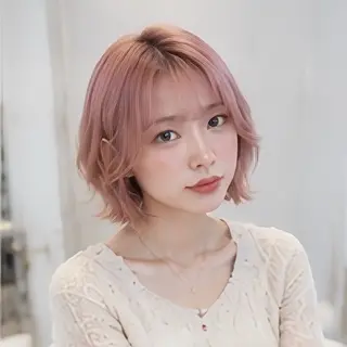 ショート 縮毛矯正/レイヤー/ 前髪カット/おばかんのヘアスタイル