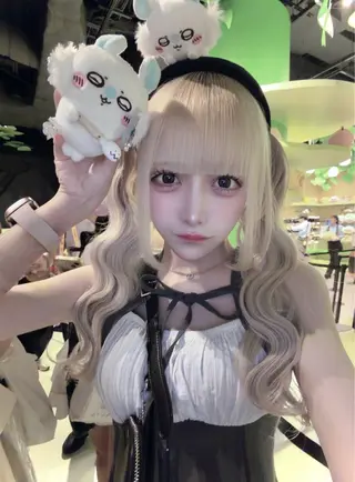 ロング カラー ハイトーンエクステ 🎩カズキ🎩のヘアスタイル