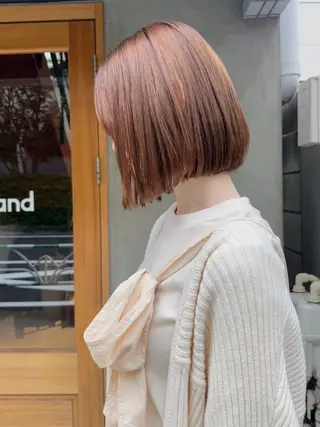 ショート カラー ヘアアレンジ ニュアンスヘア🌔 nanakoのヘアスタイル
