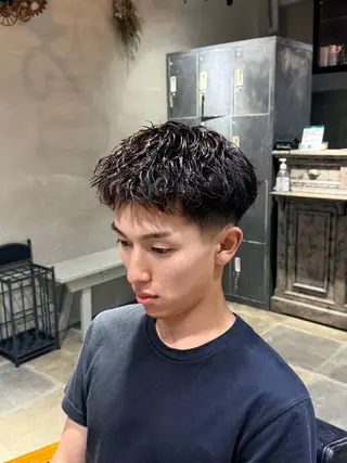 パーマ メンズ メンズカット Hikaruのヘアスタイル