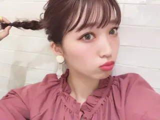 ミディアム カラー パーマ ヘアアレンジ 髪質改善/韓国風 レイヤー/田村祐樹のヘアスタイル