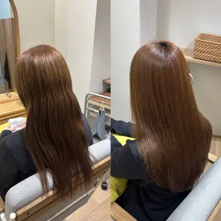 ロング カラー RINNO🌷透明感 カラー/髪質改善のヘアスタイル