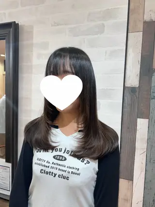 ロング 近江 優愛のヘアスタイル