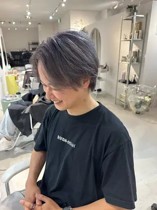ショート カラー 本町/新町/心斎橋 透明感カラーSANCのヘアスタイル