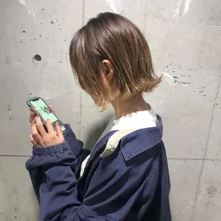 ショート カラー パーマ ヘアアレンジ メンズ kenta GATTACAのヘアスタイル