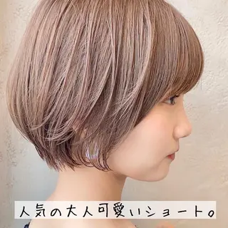 ショート 新宿　ショート・ボブ カットモデル募集のヘアスタイル