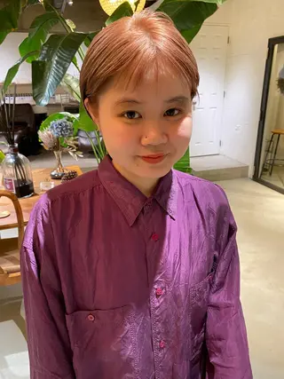 ショート カラー 聖 来のヘアスタイル