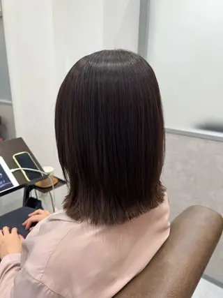 セミロング カラー 美髪矯正/髪質改善 🌼 原田 愛弓のヘアスタイル