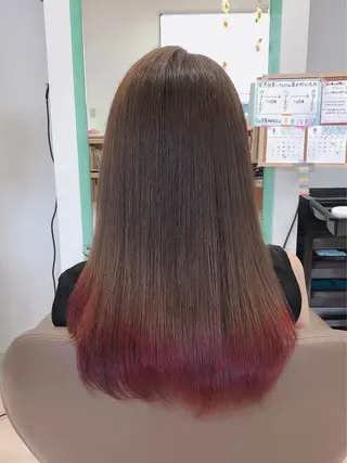 セミロング 松田 みのりのヘアスタイル