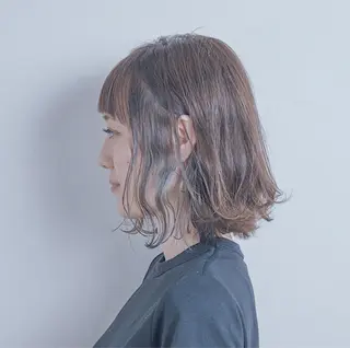 ミディアム カラー 山中 直輝のヘアスタイル