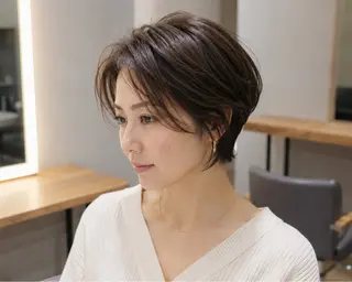 ミディアム カラー lua店 Yugo(河野有吾)のヘアスタイル