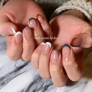 ネイル ネイルルームリッカ 𝐦𝐚𝐲𝐮のネイルデザイン