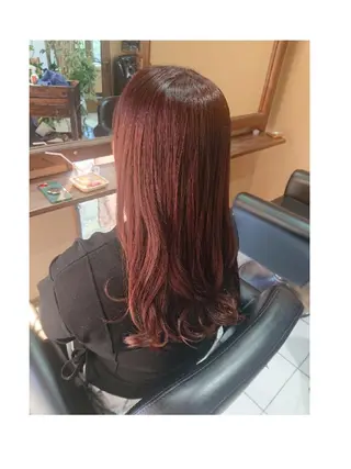 ロング 青山 早智子のヘアスタイル
