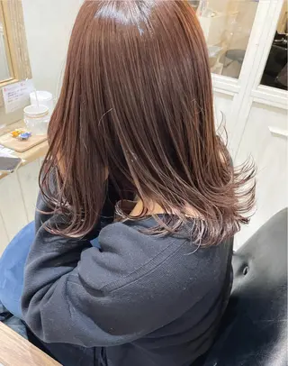 ミディアム カラー 空きあり💛 miho 大国町のヘアスタイル