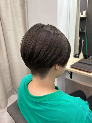 ショート TELA HAIR 店長 塩田のヘアスタイル