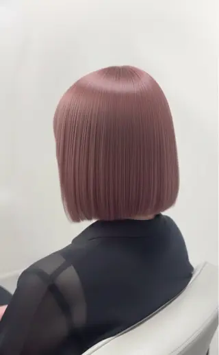 ショート カラー ヘアアレンジ 渋谷のブリーチカラー シェフ🧑‍🍳蓮のヘアスタイル