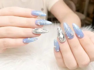 ネイル K.bi_nail ネイル長さ出し専門店のネイルデザイン