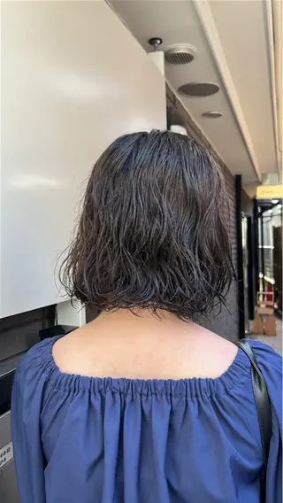 ミディアム パーマ 🌿ボブ パーマ高橋啓太🌿のヘアスタイル