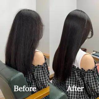 ロング 縮毛矯正/髪質改善 /nuup岩田のヘアスタイル