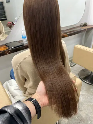 ロング カラー ミヤギ リュウキのヘアスタイル
