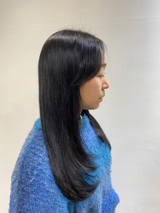 ロング レイヤー 髪質改善 fiti横須賀中央のヘアスタイル
