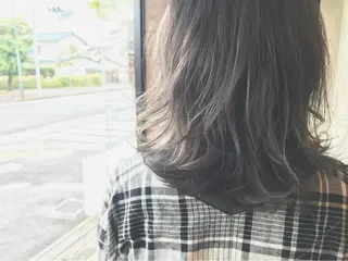 ミディアム カラー IORI #韓国ヘア#髪質改善のヘアスタイル