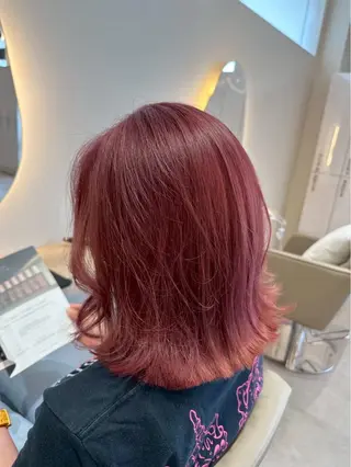 ミディアム 🩵透明感カラー🩵 TOMOのヘアスタイル