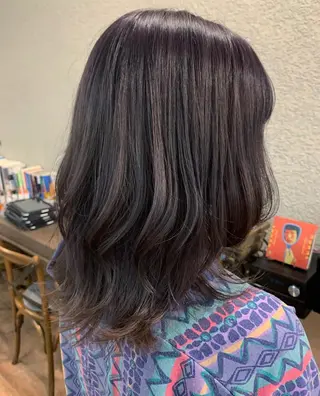 ミディアム カラー 🌈🌸あおき みちる🌟💗のヘアスタイル